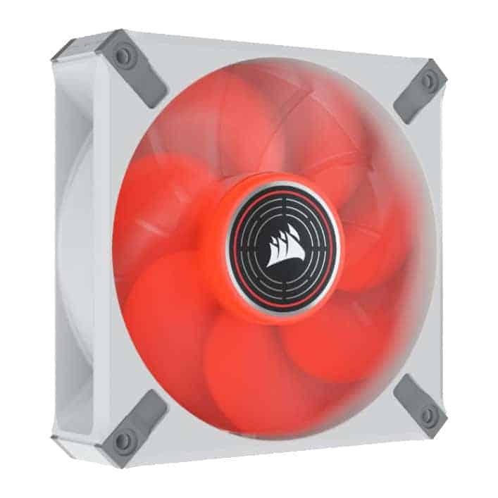 Corsair ML120 LED ELITE 120mm Red LED Fan Single Pack White